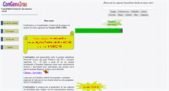 Desktop Screenshot of congeneiros.com